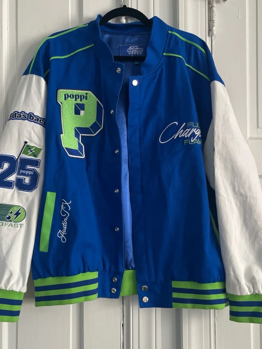 Poppi Branded Varsity Jacket